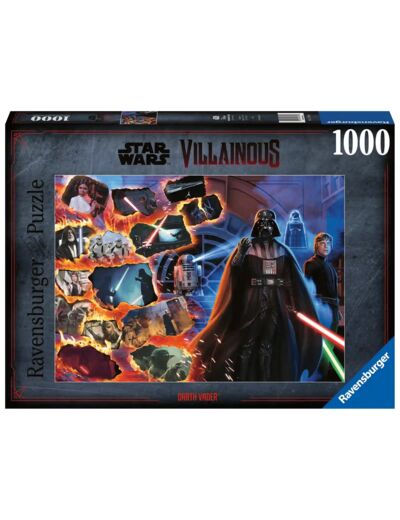 Puzzle Star Wars Villainous Dark Vador 1000 pièces