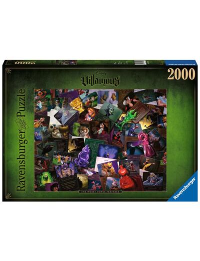 Puzzle Ravensburger - Villainous : All Villains - 2000 Pcs - 165063