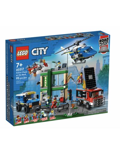 Lego City - La course-poursuite de la police à la banque - 36260317LEG