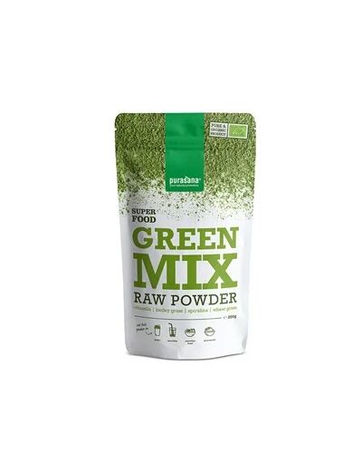 Purasana-Melange de poudre vert / Green mix Bio 200 gr