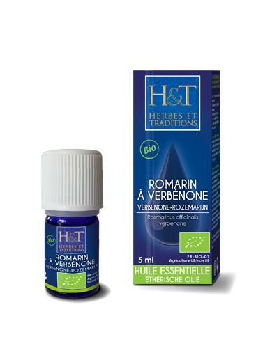 Herbes & Traditions : Huile essentielle ROMARIN A VERBENONE BIO 5ml ml