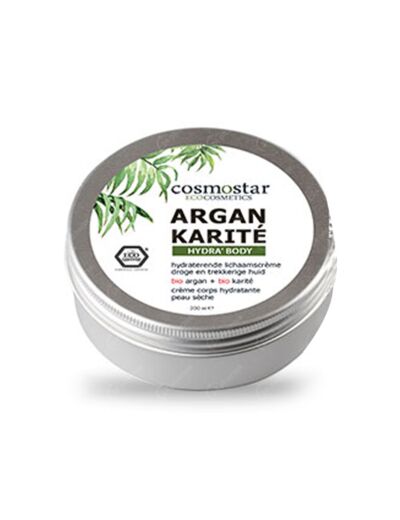 Océbio : Cosmostar : Crème Argan + Karité 200 ml