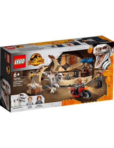 Lego Jurassic World - La Poursuite en Moto l' Atrociraptor - 76945