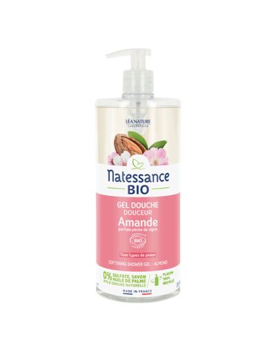 NATESS Gel Douche Amande & Pêche de vigne 1 L