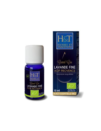 Herbes & Traditions : Huile essentielle LAVANDE FINE Bio 10 ML