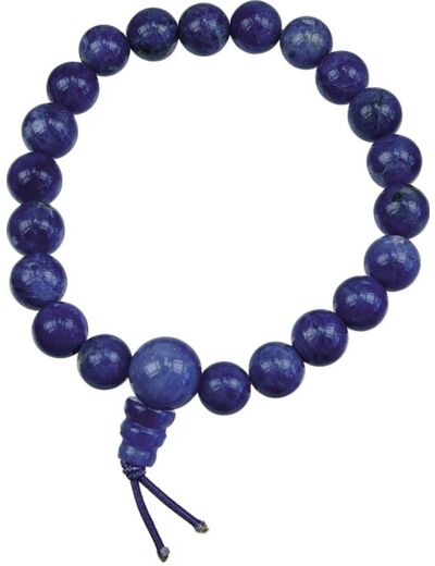 Claraline : Bracelet mala tibétain - Sodalite