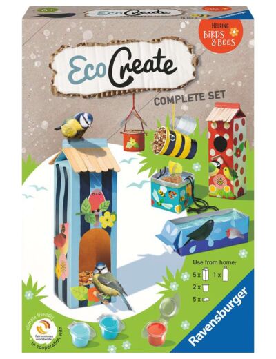 Bricolage Eco Create abris pour insectes et oiseaux