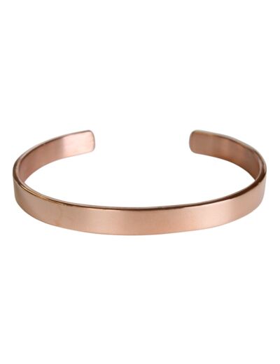 Claraline : Bracelet Cuivre Forme Jonc Plat