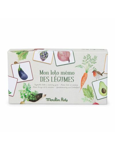 Mon Loto Mémo des Légumes - Le Jardin du Moulin