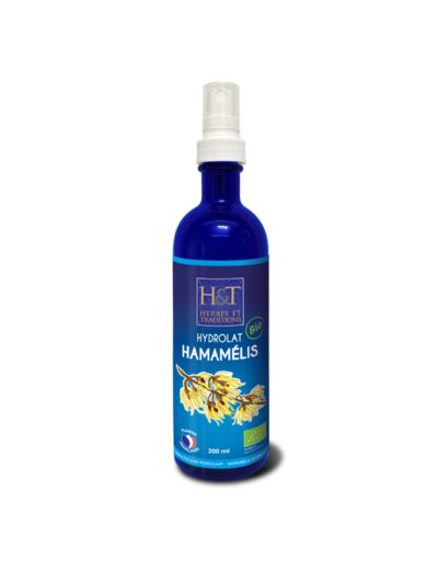 Herbes & Traditions : Eau florale 100 % pure HAMAMELIS Bio 200 ml