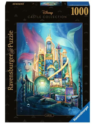 Puzzle 1000 pièces - Châteaux Disney : Ariel