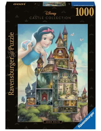 Puzzel 1000 stukjes  - Disney Castles: Sneeuwwitje