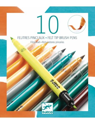 10 felt brushes - Classic