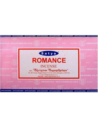 Claraline : Encens Satya Romance 15 g