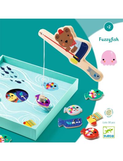 Jeu de pêche magnétique Fuzzyfish Djeco