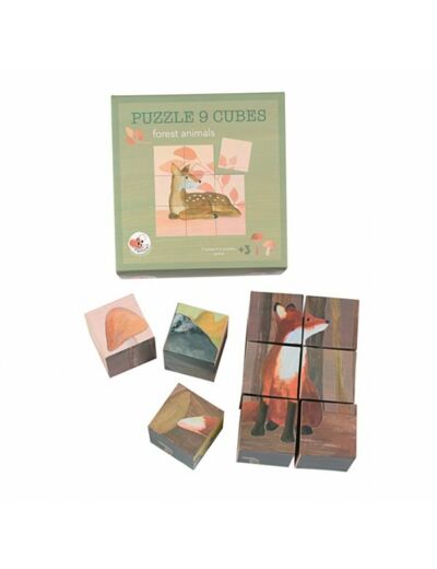 Puzzle Cubes Forêt 9 pcs