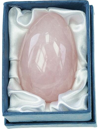 Claraline : Oeuf Quartz Rose