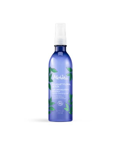 Melvita : Bouquet floral détox : Lait démaquillant douceur 200 ml