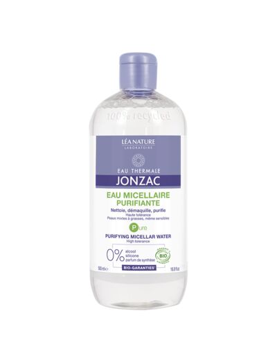 Jonzac : ETJ Pure - Eau Micellaire Purifiante bio 100 ml