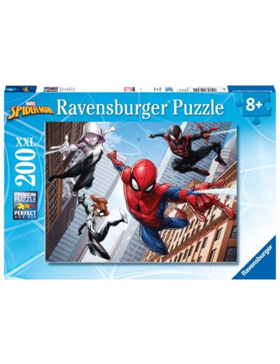 Puzzel 200 stukjes Spiderman - De kracht van de spin