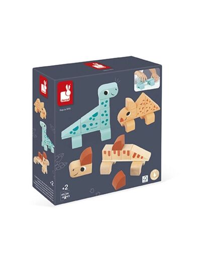 JANOD - J05833 - DINO - CUBIKOSAURUS JEU DE CONSTRUCTION