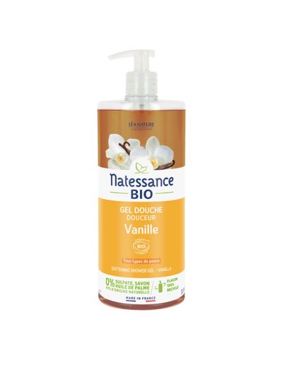 NATESS Gel Douche Douceur Vanille 1 L