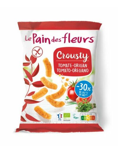 LPDF Crousty Snack Tomate & Origan Bio 75 gr