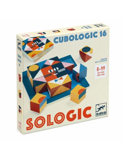 Djeco cubologic 16 jeu de patience