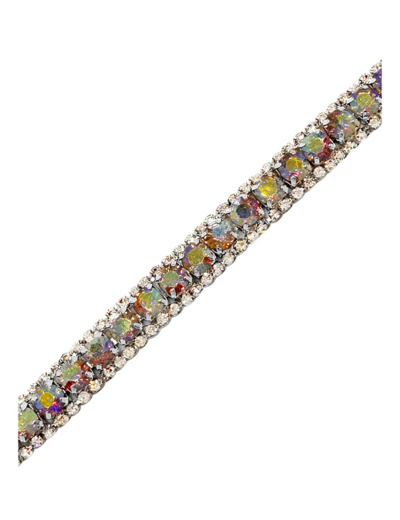 BRACELET RIVIERE AVEC STRASS MULTI-COULEUR