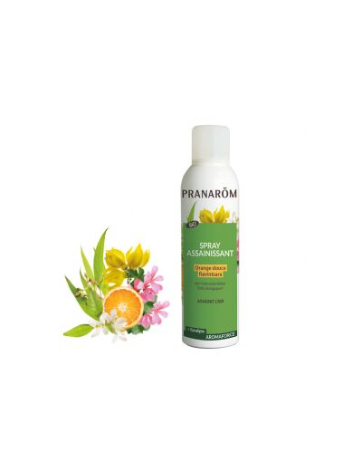Pranarom-Aromaforce Spray Assainissant Orange Douce/Ravintsara Bio 150 ml