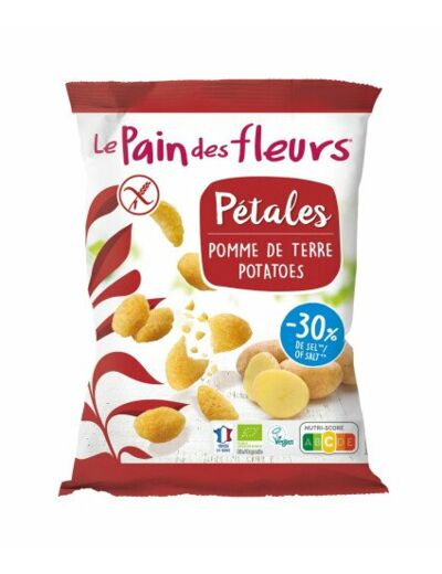 LPDF Pétales Snack Pomme de terre Bio 75 gr