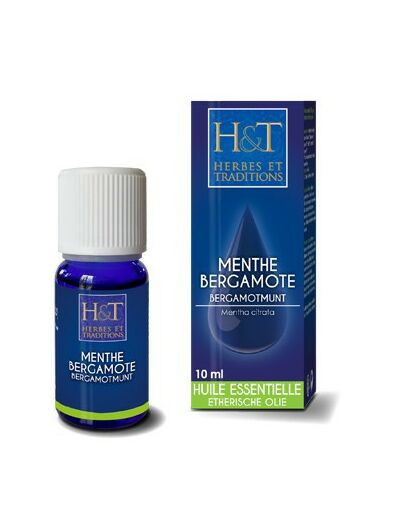 Herbes & Traditions : Huile essentielle MENTHE BERGAMOTE 10 ml