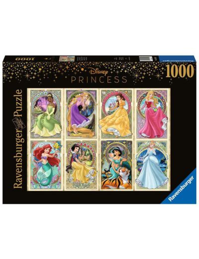 Puzzle Ravensburger - Princesses Art Nouveau - 1000 Pcs - 165049