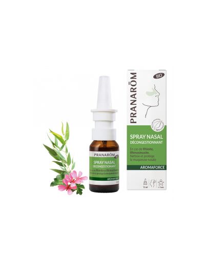Pranarom-Aromaforce Spray Nasal Décongestionnant Bio 15 ml