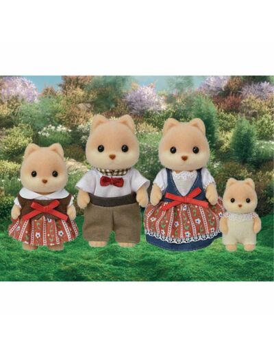 Sylvanian - La Famille Chien Caramel