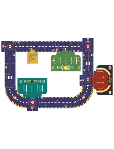 Puzzel Stadcircuit Djeco