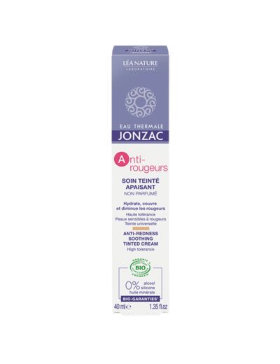 Jonzac : ETJ Anti-Rougeurs - Soin Teinté Apaisant bio non parfumé 40 ml