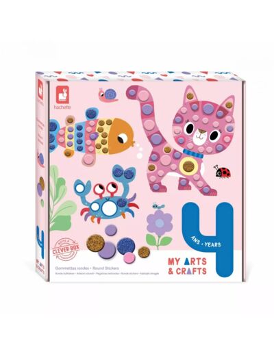 Coffret Gommettes Rondes 4 ans Janod