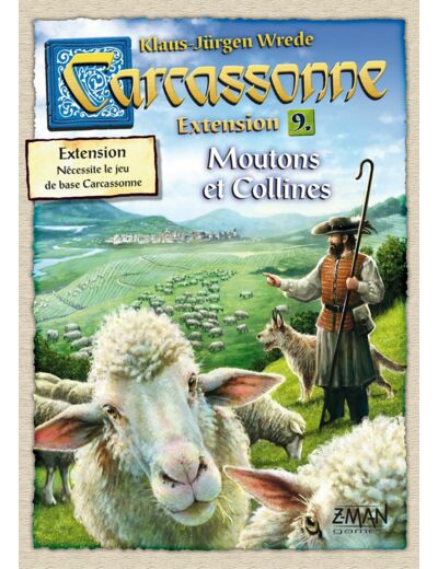 Carcassonne - ext. 09 - Moutons et Collines