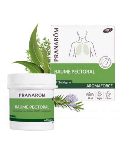 Pranarom-Aromaforce Baume Pectoral Bio 80 ml