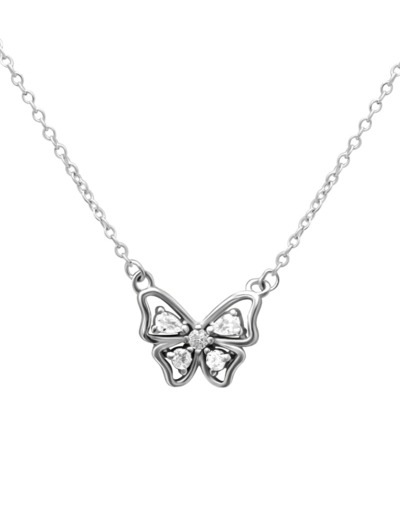 COLLIER EN ARGENT PAPILLON