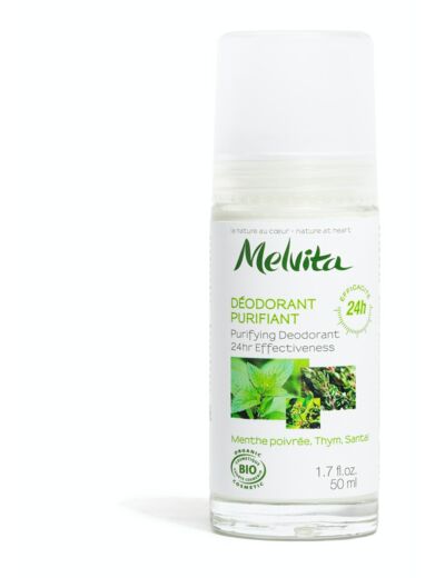 Melvita : Les essentiels hygiène déodorant efficacité 24H 50 ml
