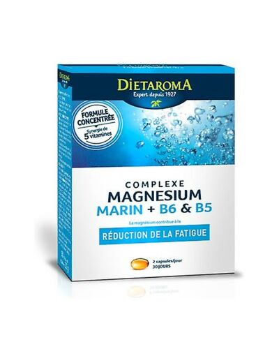 Manino : Complexe Magnésium Marin + B5 &B6 360 caps